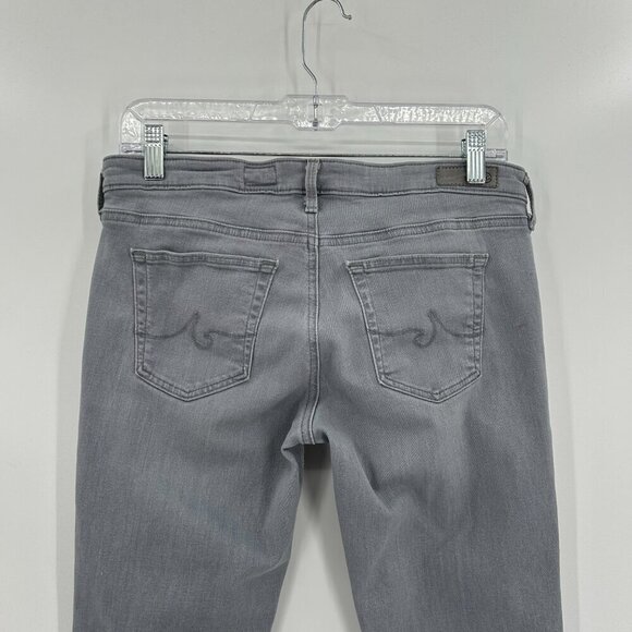 AG ADRIANO GOLDSCHMIED *Flawed* Legging Super Skinny Ankle Gray Jeans Size 29 - Picture 5 of 9